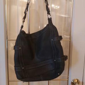 Danier Pebbled Leather Hobo